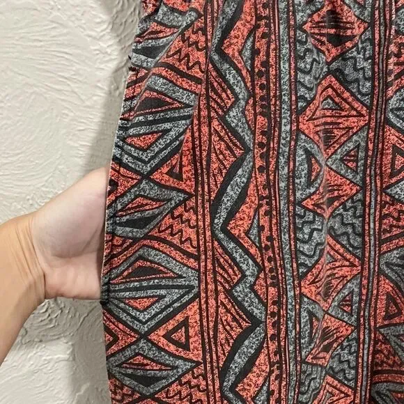 International baggyz vintage abstract straight leg pants size small
